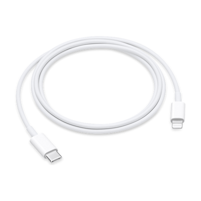 3.3" USB Type C-to-Lightning Charging Cable - White