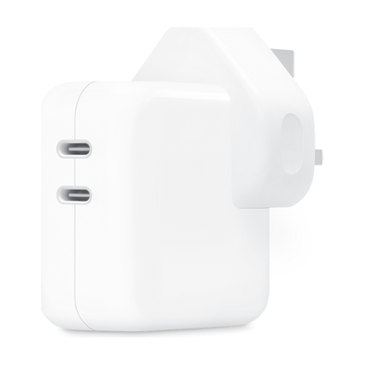 35W Dual USB-C Port Power Adapter (UK Pin)