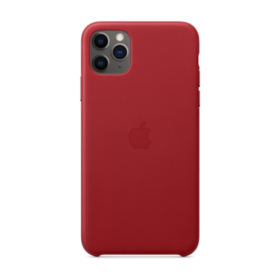 iPhone 11 Pro Max Leather Case - (PRODUCT)RED