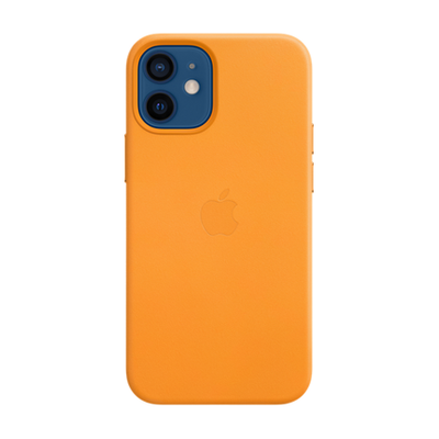 iPhone 12 mini Leather Case w/ MagSafe - California Poppy