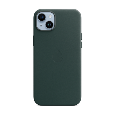 iPhone 14 Plus Leather Case w/ MagSafe - Forest Green