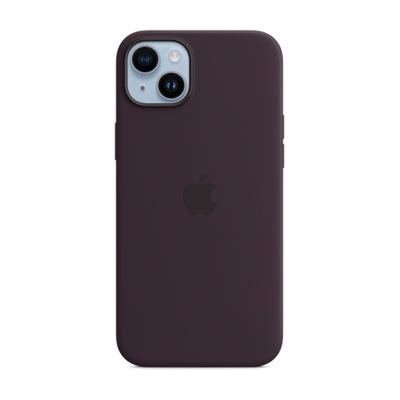 iPhone 14 Plus Silicone Case w/ MagSafe - Elderberry