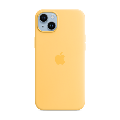 iPhone 14 Plus Silicone Case w/ MagSafe - Sunglow