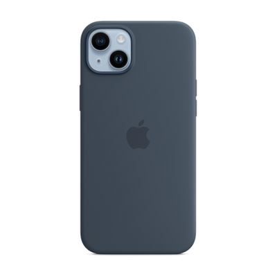 iPhone 14 Plus Silicone Case with MagSafe - Storm Blue