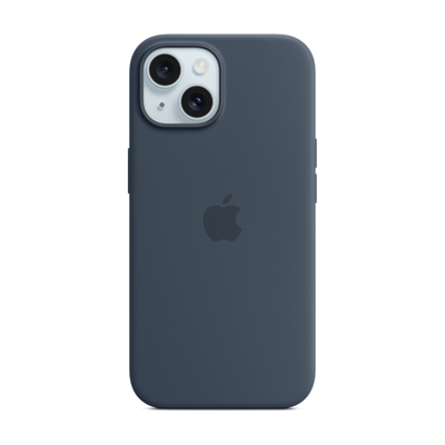 iPhone 15 Silicone Case w/ MagSafe - Blue