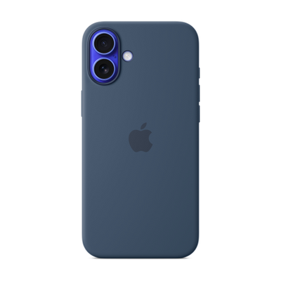 iPhone 16 Plus Silicone Case w/ MagSafe - Denim