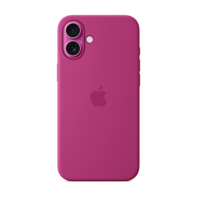 iPhone 16 Plus Silicone Case w/ MagSafe - Fuchsia