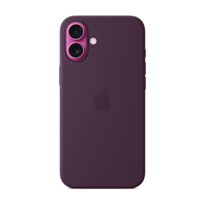 iPhone 16 Plus Silicone Case w/ MagSafe - Plum
