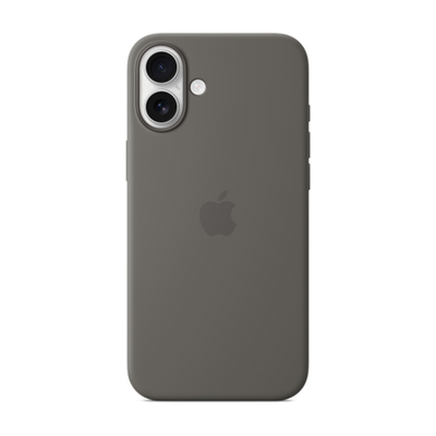 iPhone 16 Plus Silicone Case w/ MagSafe - Stone Gray