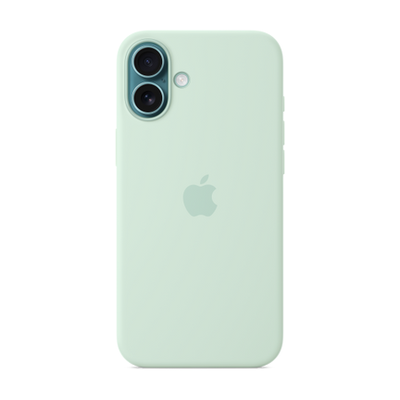 iPhone 16 Plus Silicone Case with MagSafe - Aquamarine