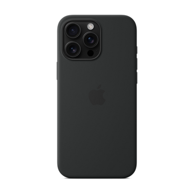 iPhone 16 Pro Max Silicone Case w/ MagSafe - Black
