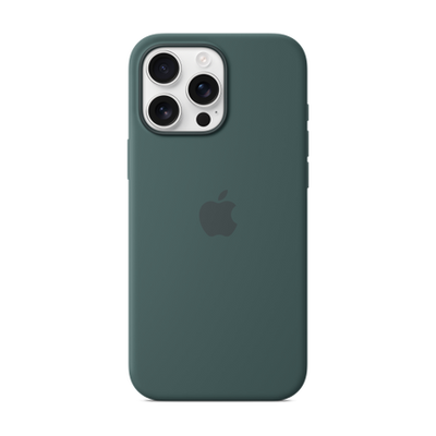 iPhone 16 Pro Max Silicone Case w/ MagSafe - Lake Green
