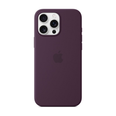 iPhone 16 Pro Max Silicone Case w/ MagSafe - Plum