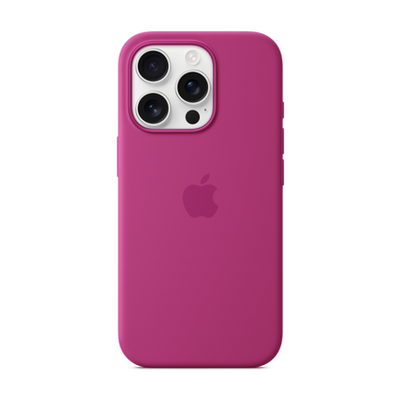 iPhone 16 Pro Silicone Case w/ MagSafe - Fuchsia