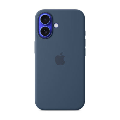 iPhone 16 Silicone Case w/ MagSafe - Denim