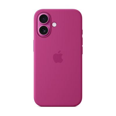 iPhone 16 Silicone Case w/ MagSafe - Fuchsia