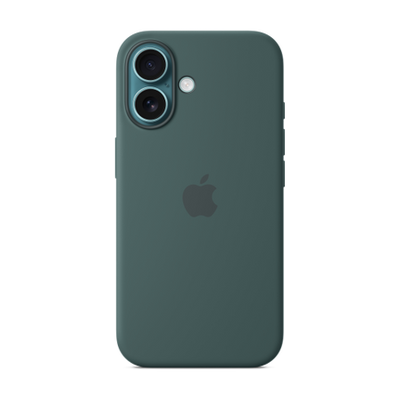 iPhone 16 Silicone Case w/ MagSafe - Lake Green