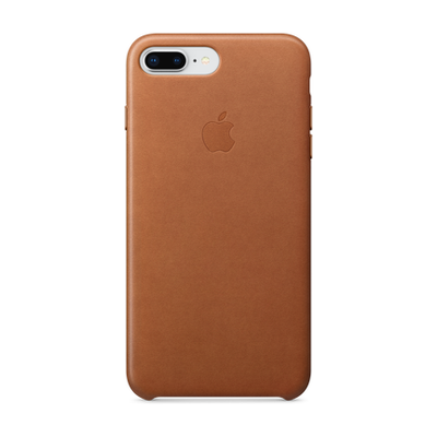 iPhone 8P Leather Case - Saddle Brown