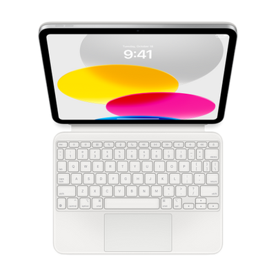 Magic Keyboard Folio for 10th Gen iPad - White - Ukrainian