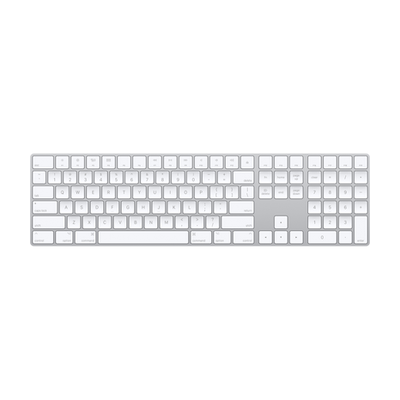 Magic Keyboard with Numeric Keypad - Silver - Arabic