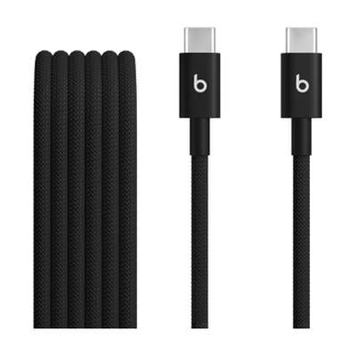 USB-C to USB-C Woven Cable (1.5 m / 5 ft) – Bolt Black