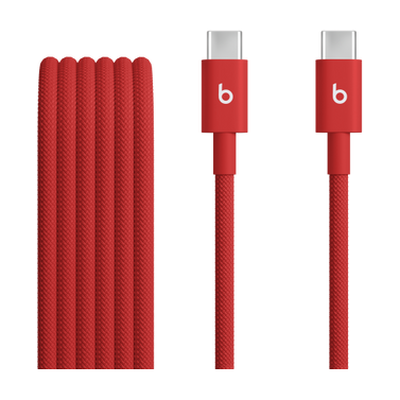 USB-C to USB-C Woven Cable (1.5 m / 5 ft) – Rapid Red